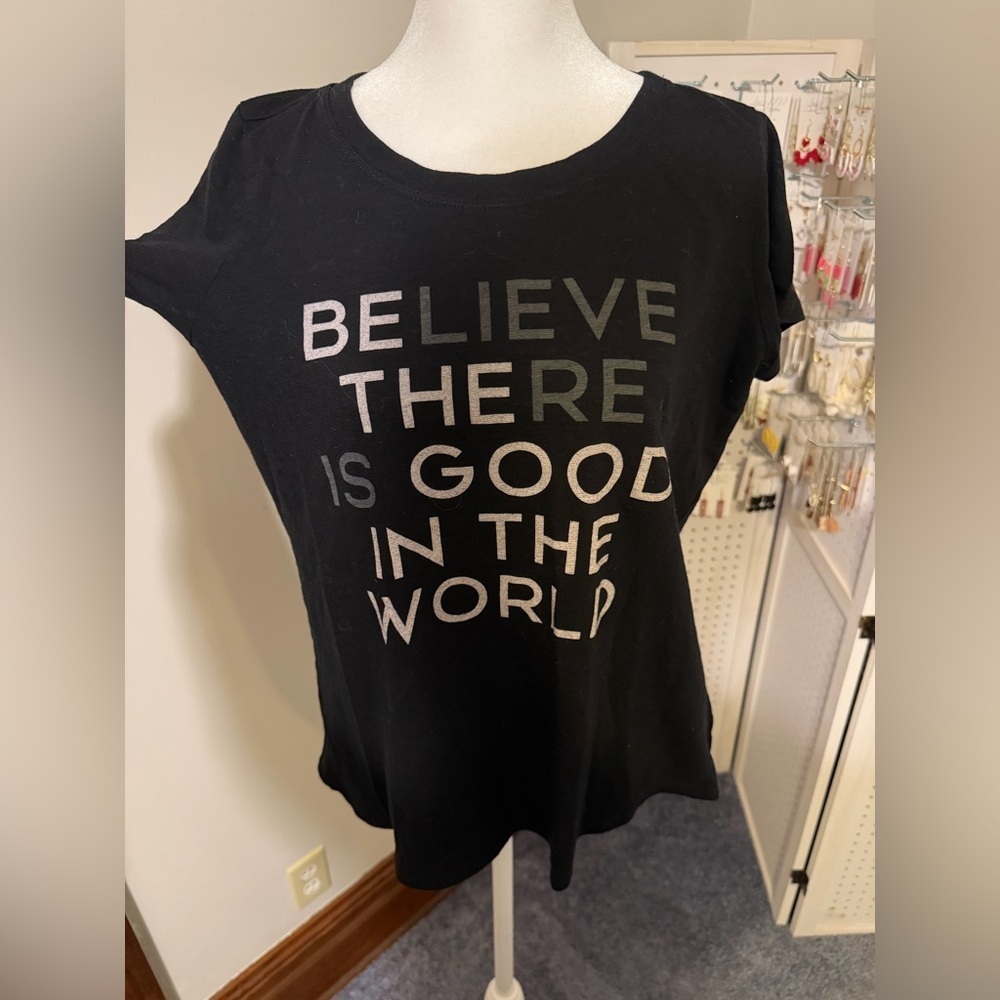 Torrid Black Inspirational Graphic Tee